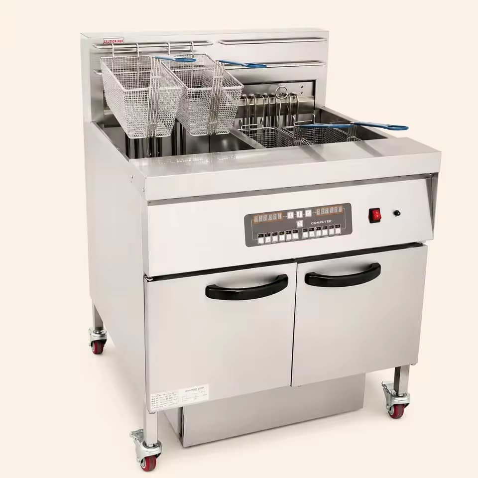 imgi_50_H35f9514e791a43d586ee10452b13a2734.png_960x960q80 Commercial Electric Deep Fryer 4 Basket Computer Control Automatic Frying Machine Stainless Steel for Kitchen Equipment - Image 1