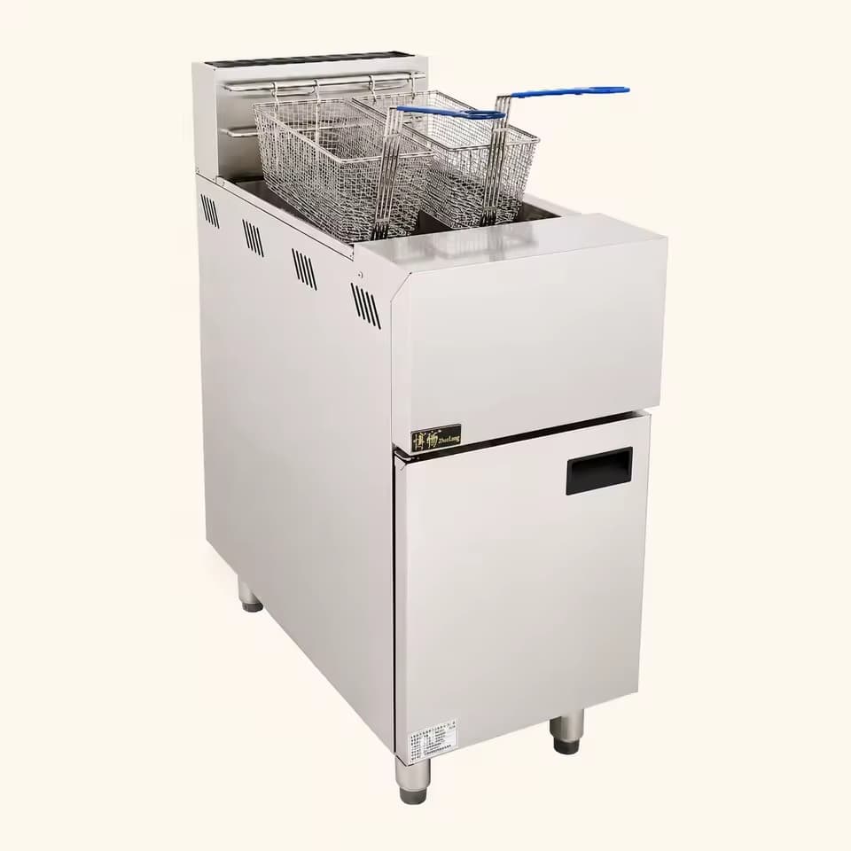 imgi_51_Hd32706e7fb134a4bb3e814c874f04e4eG.png_960x960q80 Commercial Gas Fryer with Cabinet Stainless Steel Deep Fryer Machine for Restaurant Fast Food Kitchen Use Heavy Duty - Image 1